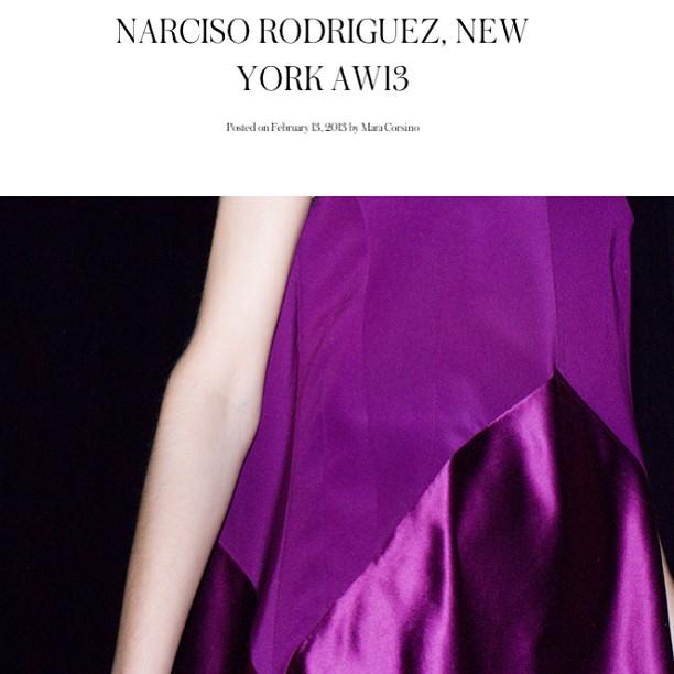 Коллекция Narciso Rodriguez Fall/Winter 2014/14